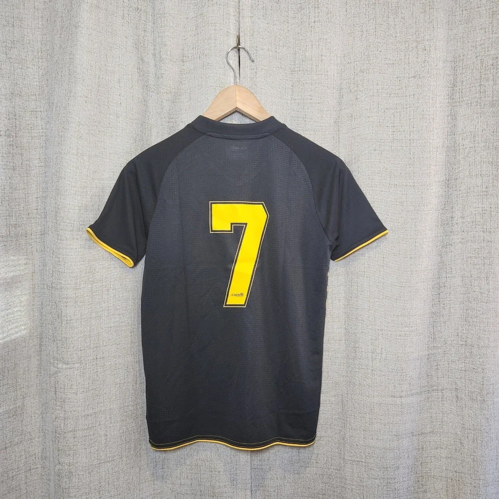 Capelli Sport Youth Jersey M(10-12) Black/Yellow West Pines United FC #7 Florida